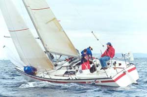 Fast 40. Lifting keel.