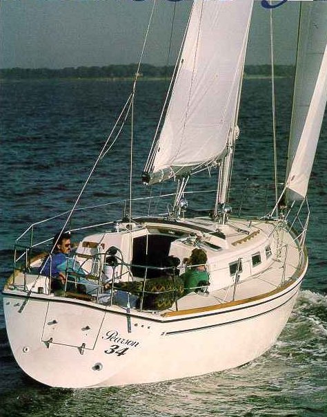 34 foot pearson sailboat