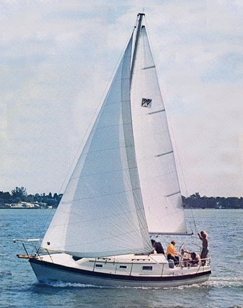 27 ft sailboat