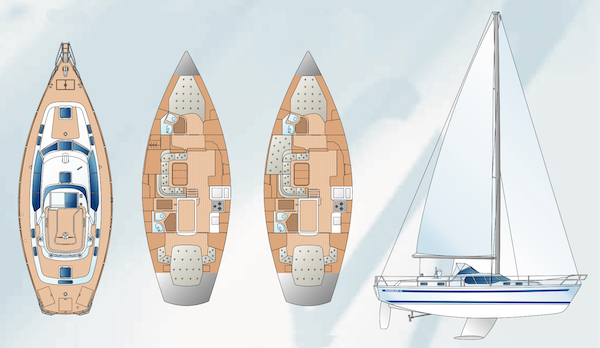 sailboatdata jeanneau 42 ds