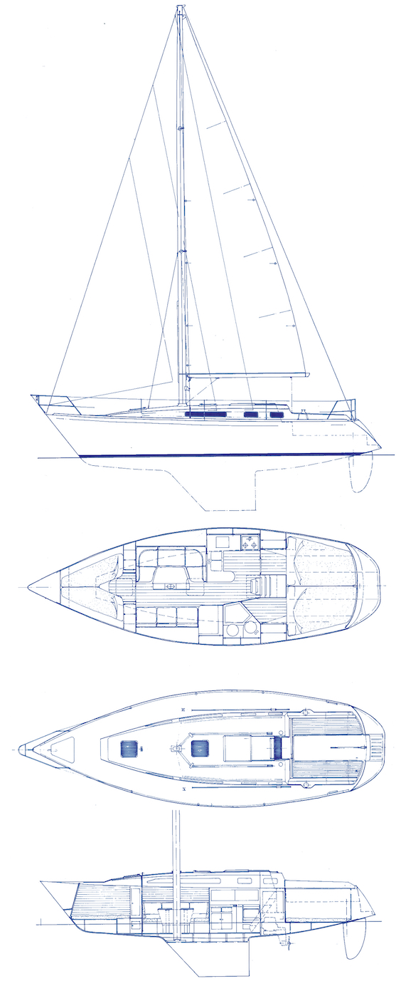 NORTH WIND 35 drawing