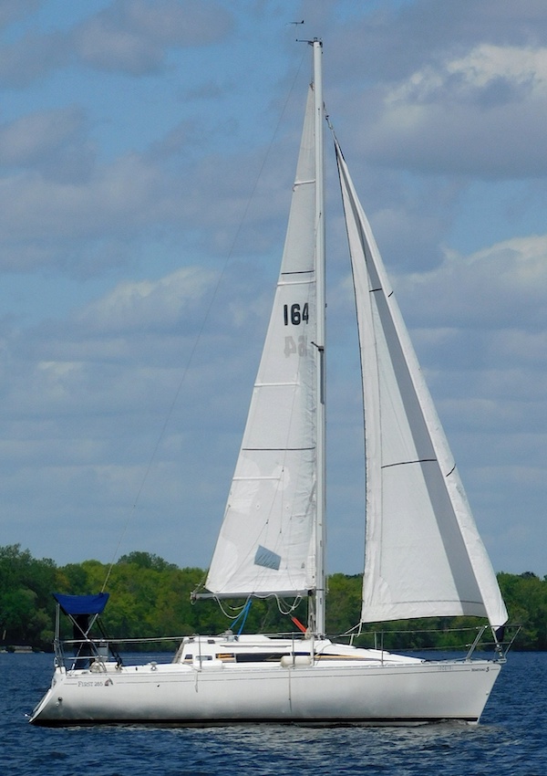 beneteau first 285 sailboatdata
