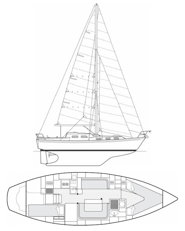 vancouver 34 sailboat data