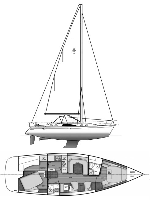 catalina 445 sailboat data