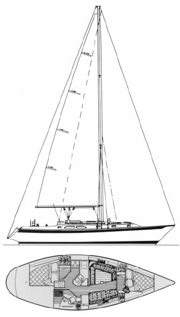 sailboatdata ericson 38 200