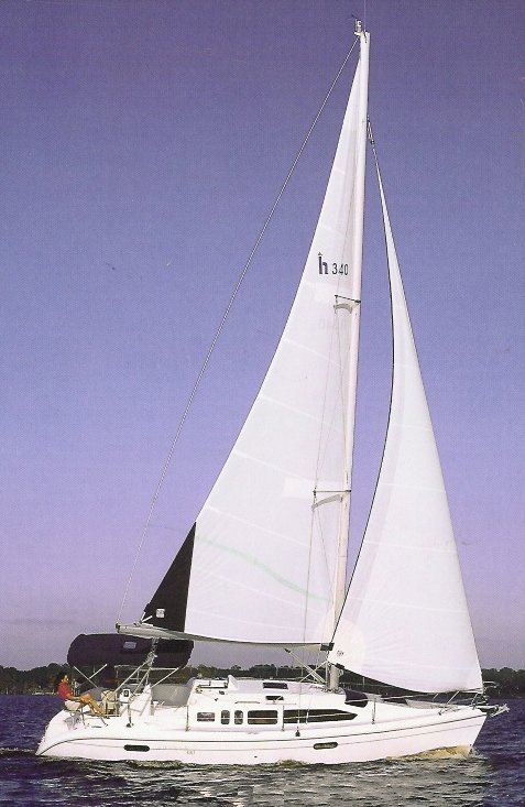 sailboatdata hunter 340