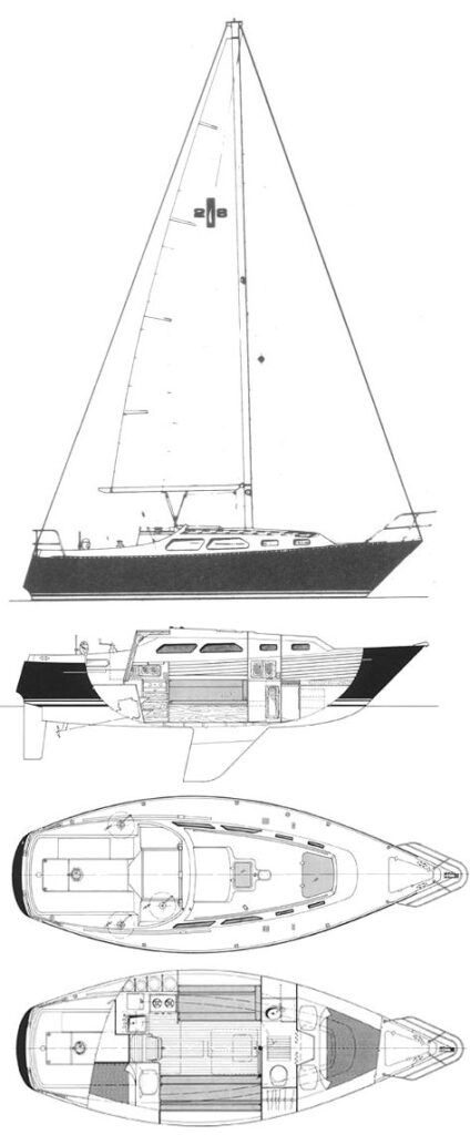 islander 28 sailboat data