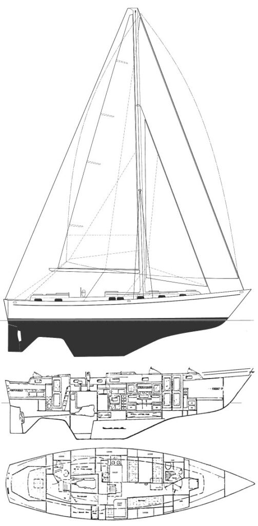 sailboatdata kelly peterson 44