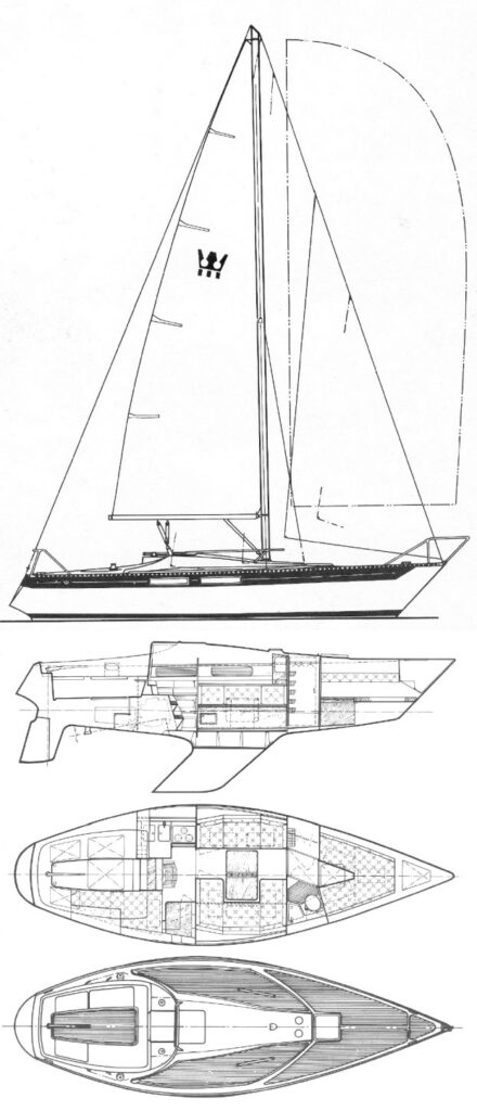 KING'S CRUISER 33 - sailboatdata