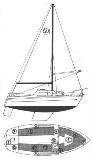 leisure 20 sailboat