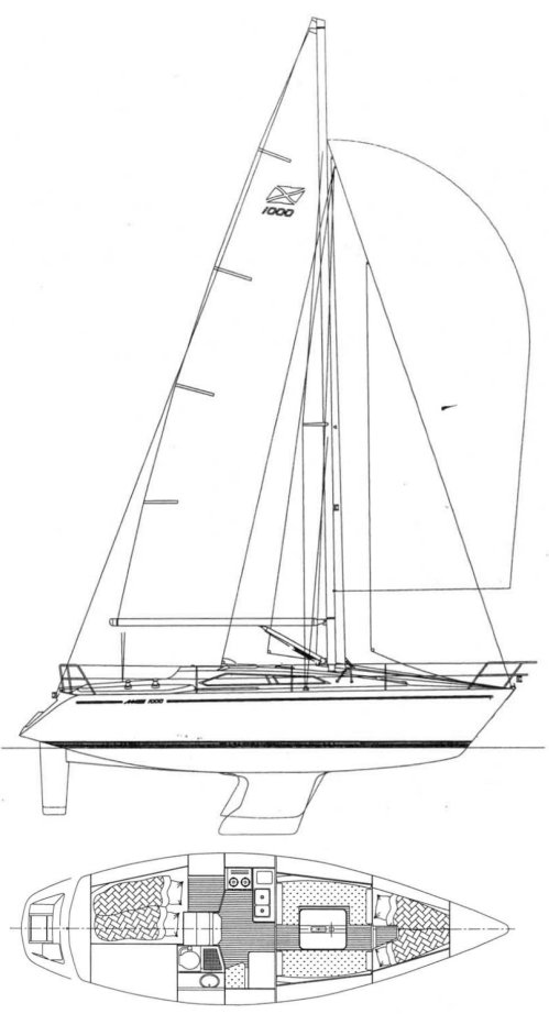 sailboatdata maxi 1000