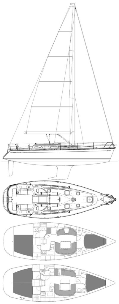 jeanneau 40.3 sailboatdata