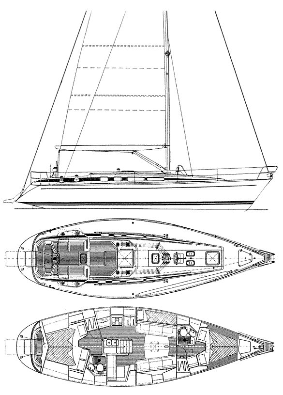 frers 40 sailboat