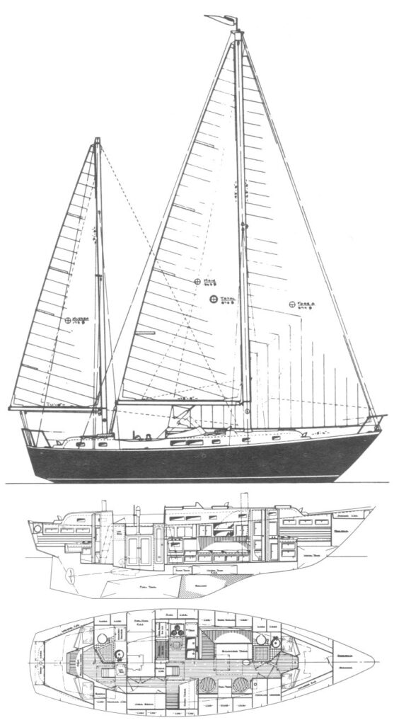 whitby 42 sailboat data